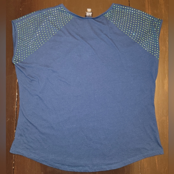 Sunday’s Finest Lady 12 Seahawks Rhinestone Embellished Top XXL 2X - Picture 4 of 4
